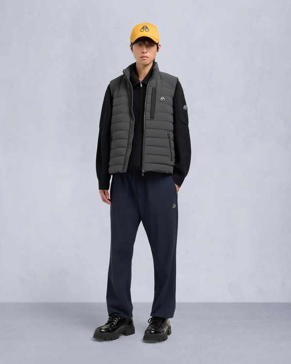 moose knuckles ATRIUM VEST CEMENT