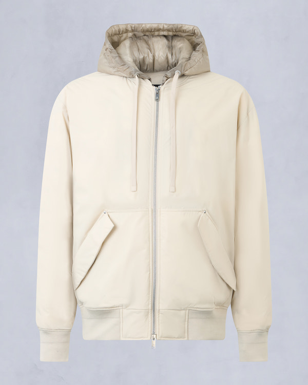 moose knuckles BRIXTON BOMBER JACKET ALABASTER