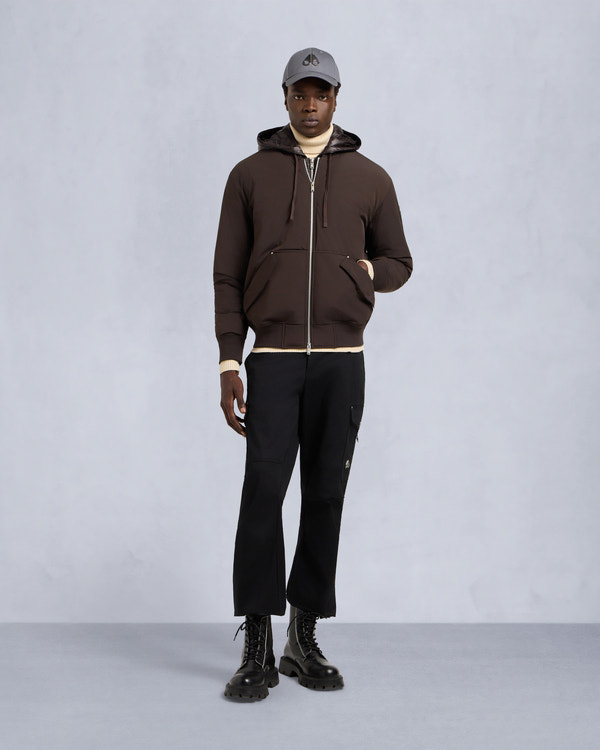 moose knuckles BRIXTON BOMBER JACKET ESPRESSO