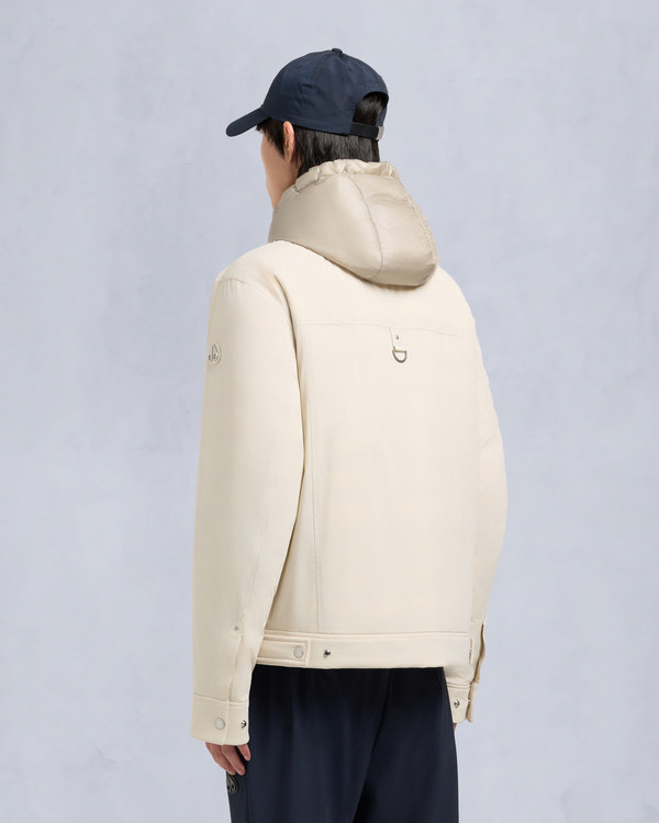 Moose Knuckles BRIXTON TRUCKER JACKET ALABASTER