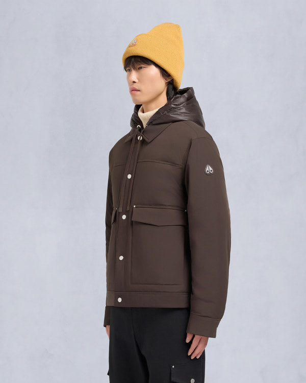 Moose Knuckles BRIXTON TRUCKER JACKET ESPRESSO