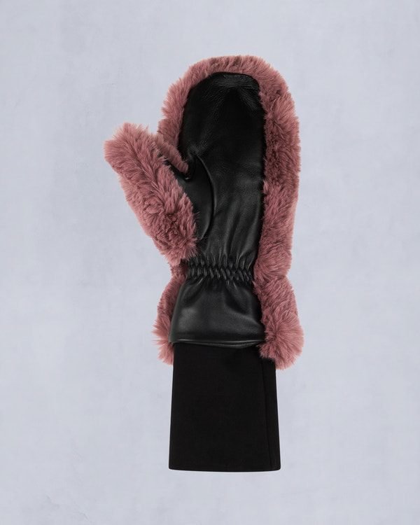 Moose Knuckles BUNNY GLOVES MAUVE