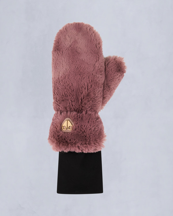 Moose Knuckles BUNNY GLOVES MAUVE