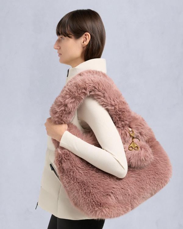 moose knuckles BUNNY TOTE BAG MAUVE