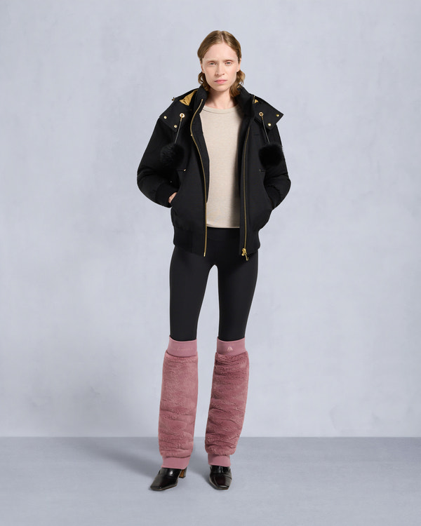 moose knuckles CASSIA BUNNY LEG WARMER MAUVE