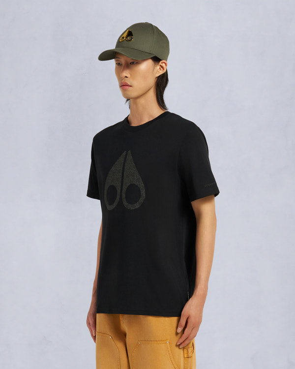 Moose Knuckles CHAMBLEE LEAF TEE BLACK