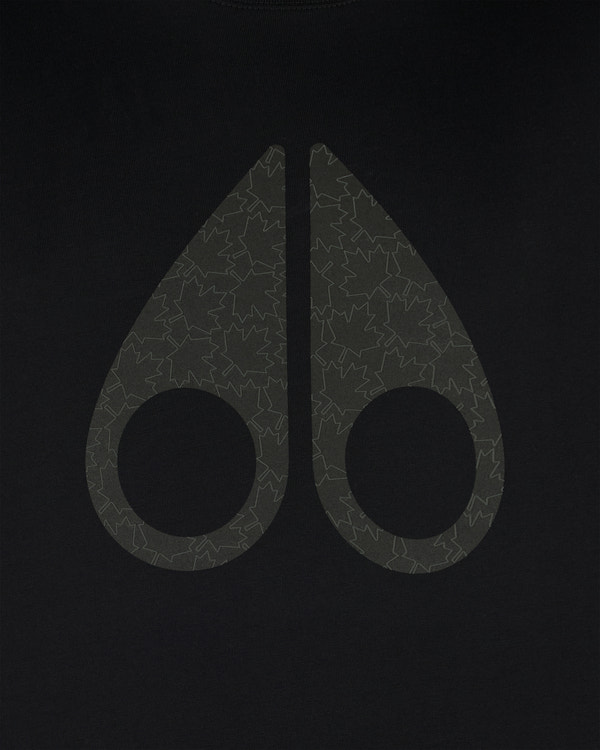 Moose Knuckles CHAMBLEE LEAF TEE BLACK