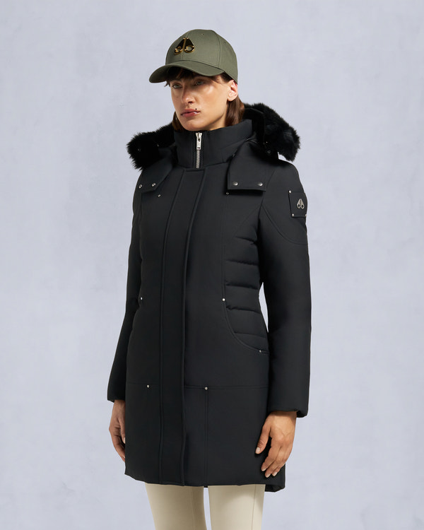 Moose Knuckles CLOUD SHEARLING PARKA BLACK/BLACK
