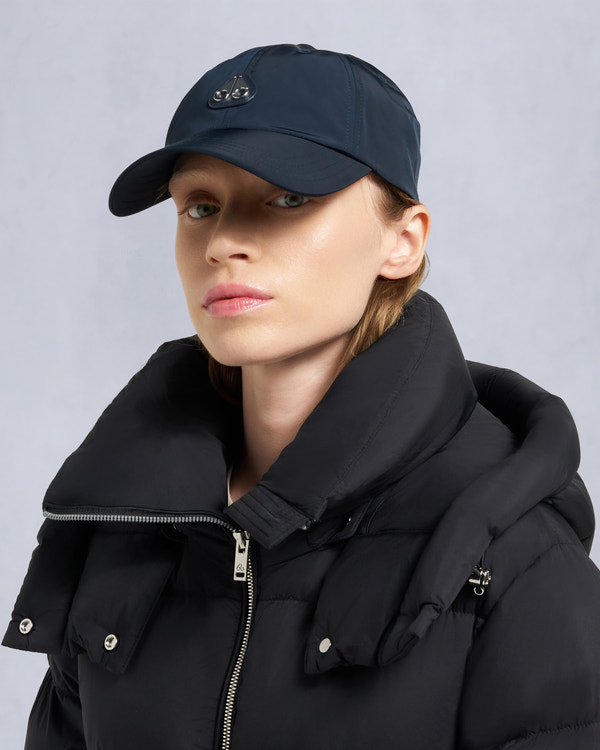 Moose Knuckles CRESCENT LOGO CAP NAVY