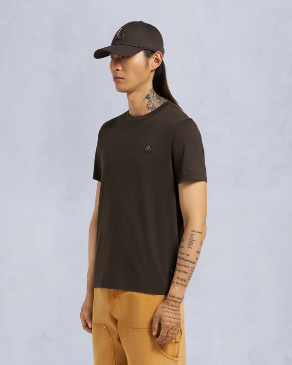 Moose Knuckles CRESCENT T-SHIRT ESPRESSO