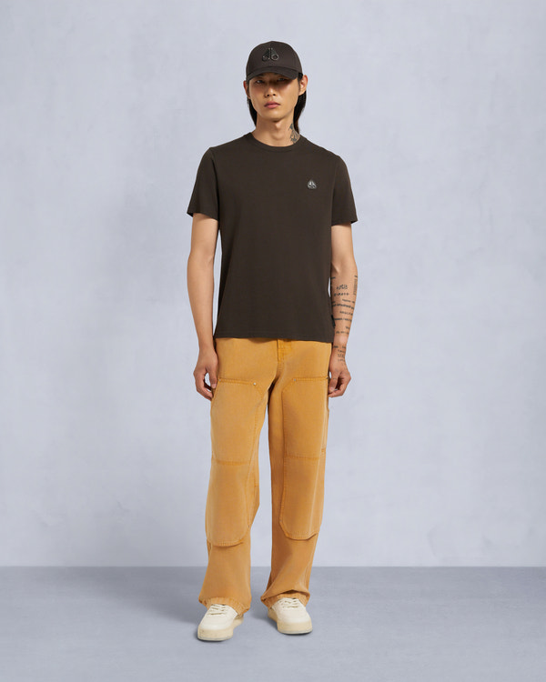 moose knuckles CRESCENT T-SHIRT ESPRESSO