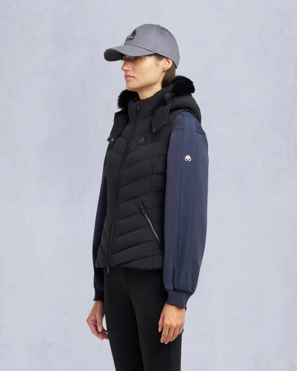 Moose Knuckles ELORA VEST BLACK/BLACK