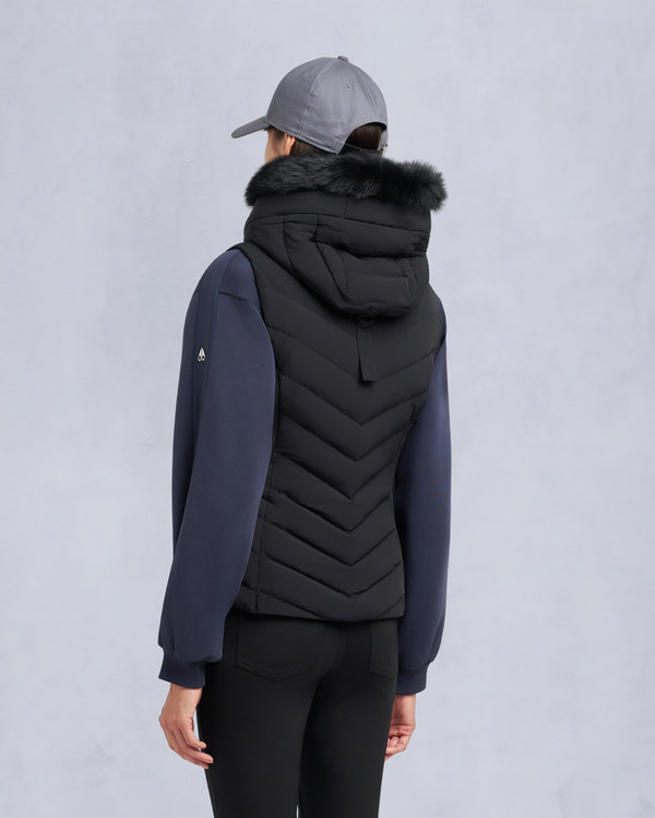 Moose Knuckles ELORA VEST BLACK/BLACK