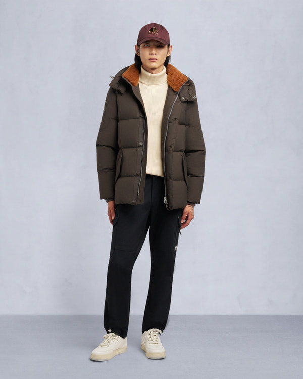 moose knuckles EVEREST PUFFER 3Q JACKET ESPRESSO