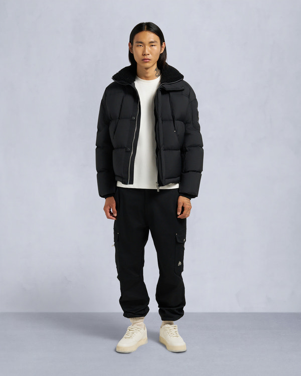 moose knuckles EVEREST PUFFER BLACK