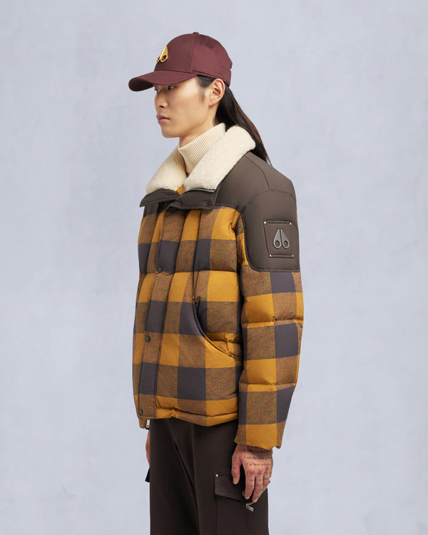 Moose Knuckles EVEREST PUFFER BUTTERSCOTCH PLAID