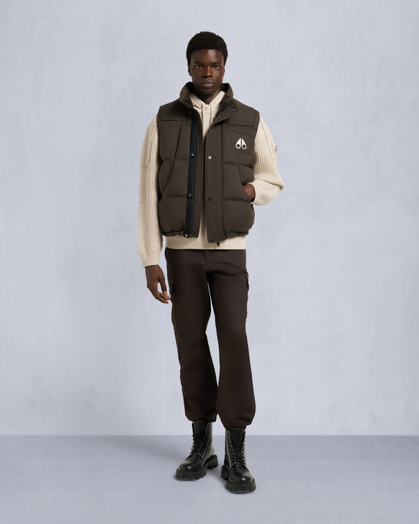 moose knuckles EVEREST PUFFER VEST ESPRESSO