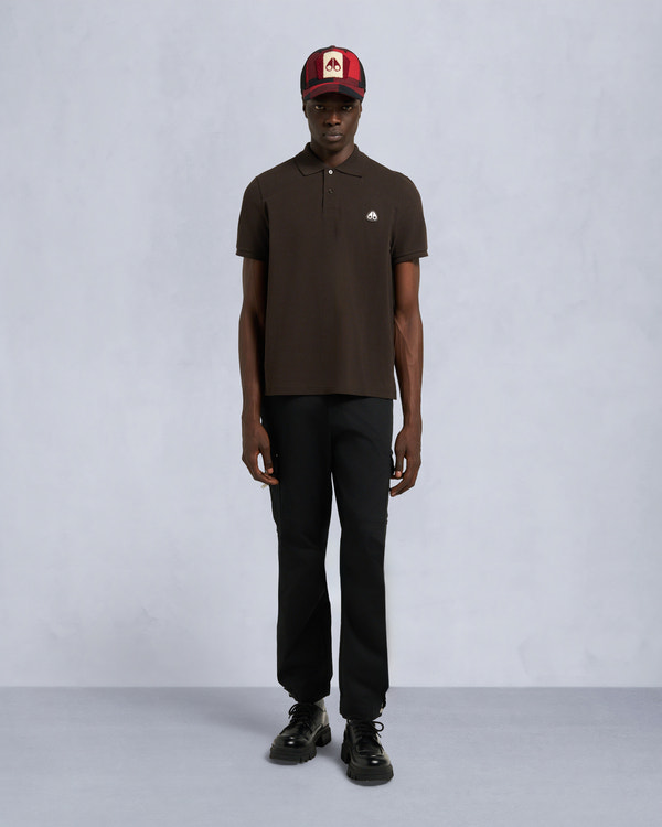 moose knuckles EVERETT POLO ESPRESSO