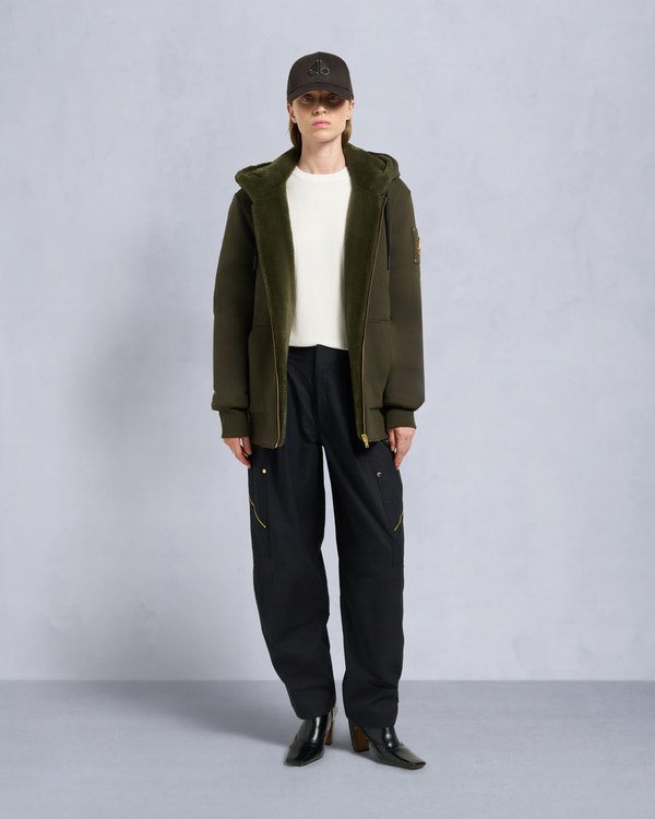 moose knuckles GOLD SERIES LINDEN BUNNY DARK OLIVE