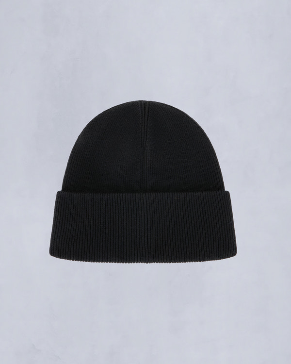 Moose Knuckles GOLD SERIES LOGO ICON BEANIE BLACK