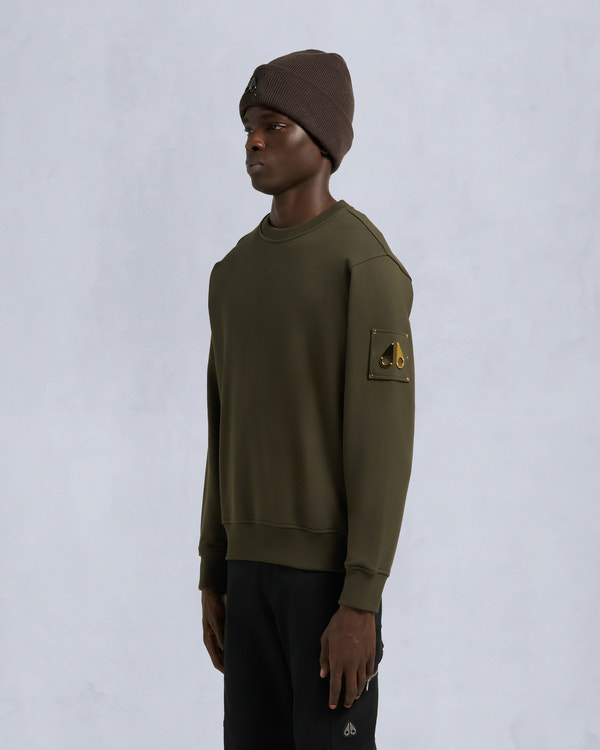 Moose Knuckles GOLD SERIES SNYDER CREW DARK OLIVE