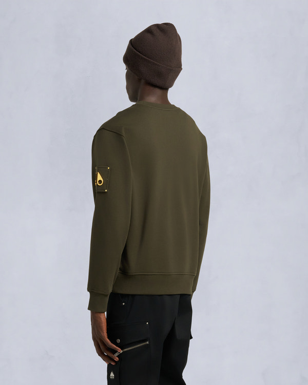 Moose Knuckles GOLD SERIES SNYDER CREW DARK OLIVE