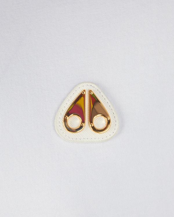 Moose Knuckles GOLD SERIES T-SHIRT CRESCENT WHITE