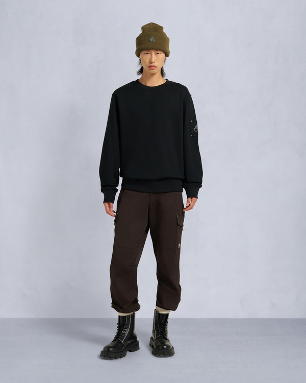 moose knuckles HARTSFIELD CREW BLACK