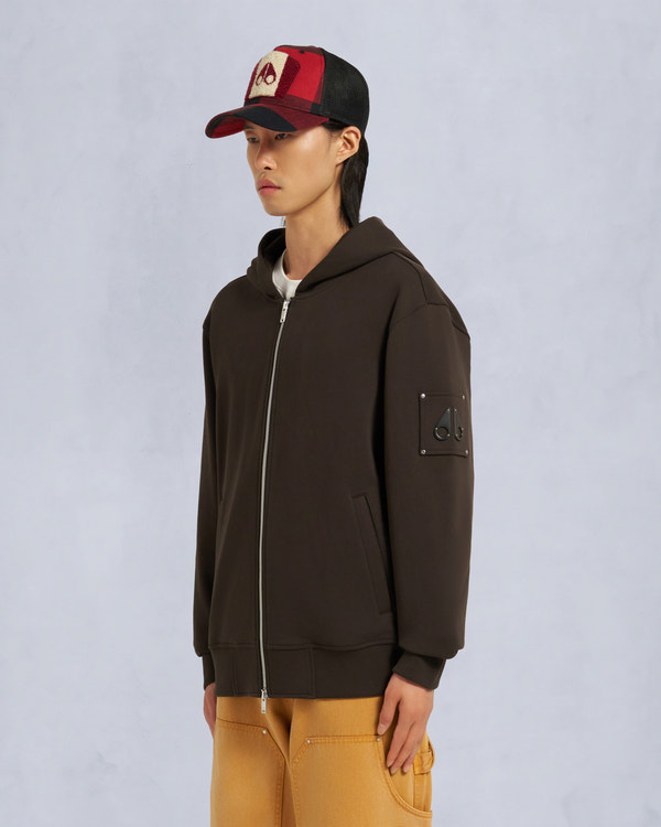 Moose Knuckles HARTSFIELD ZIP-UP ESPRESSO