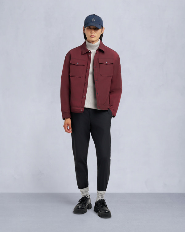 moose knuckles JACQUES BUNNY SHIRT JACKET BEET