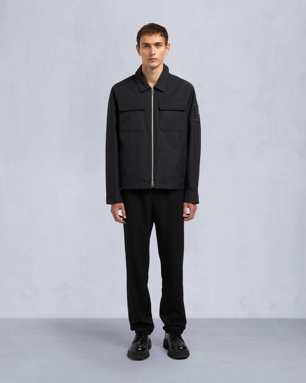 moose knuckles JACQUES SHIRT JACKET BLACK