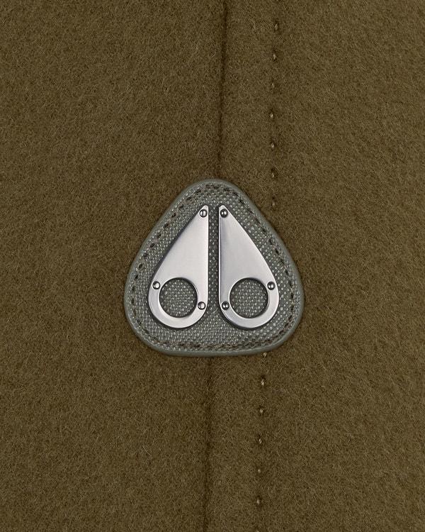 Moose Knuckles LAFLEUR WOOL LONG WRAP COAT MARSH