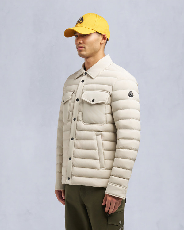 Moose Knuckles LENNOX SHIRT JACKET ALABASTER