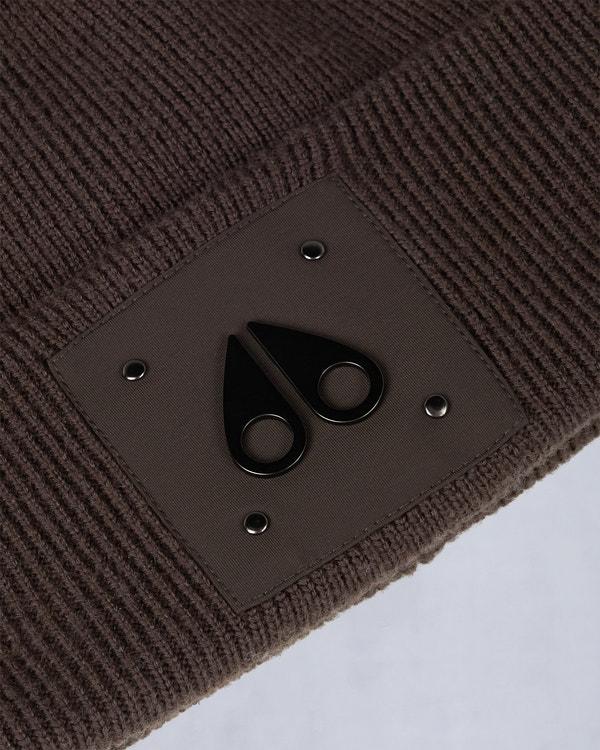Moose Knuckles LOGO BEANIE UNISEX ESPRESSO
