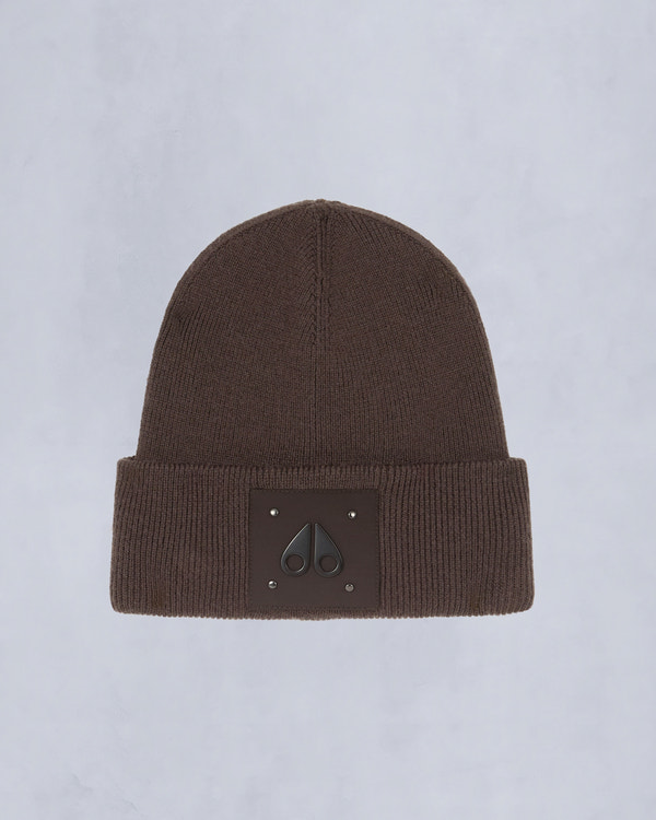 Moose Knuckles LOGO BEANIE UNISEX ESPRESSO