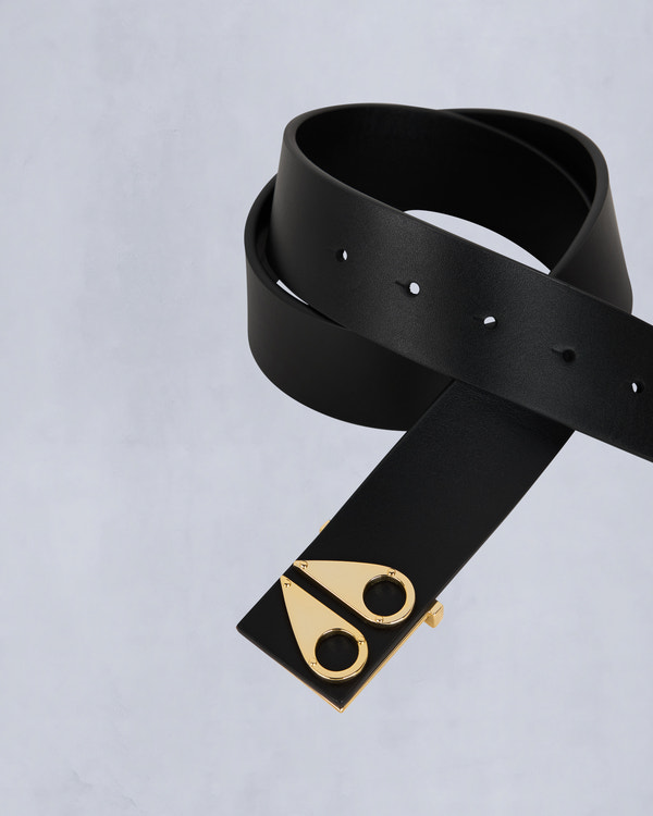 Moose Knuckles LOGO ICON BELT GOLD GOLD