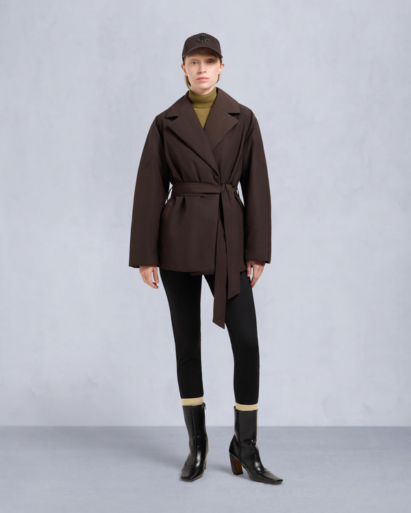 moose knuckles LONSDALE SHORT WRAP JACKET ESPRESSO