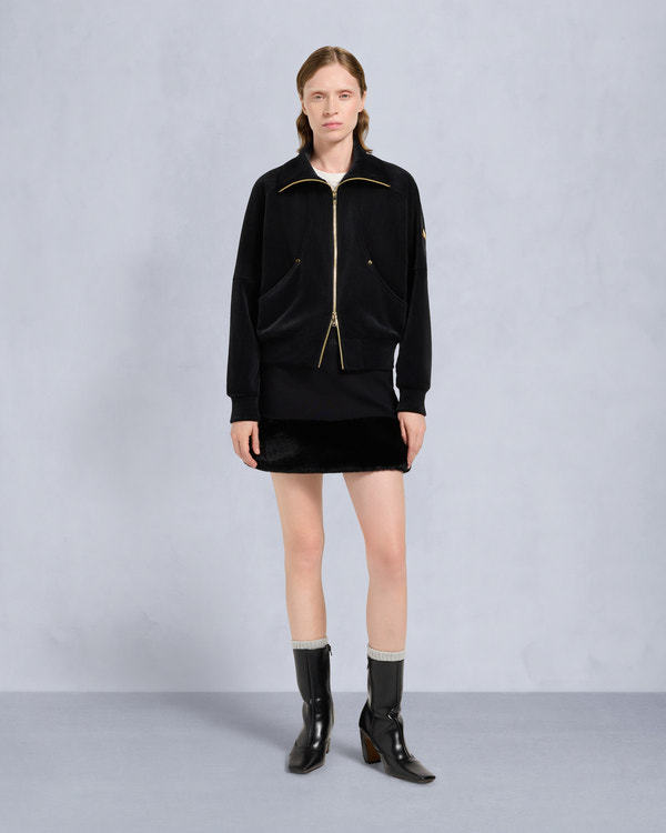 moose knuckles MEALY BUNNY SKIRT BLACK