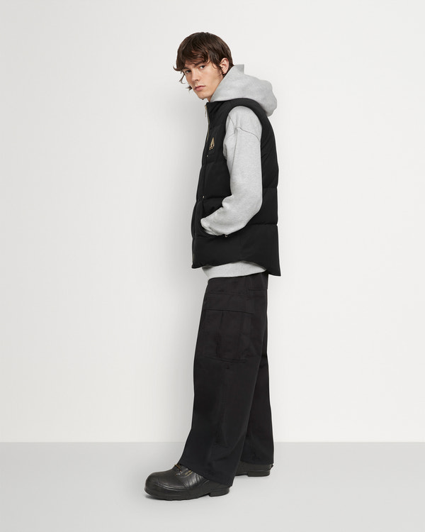 Moose Knuckles MONTREAL VEST GOLD BLACK