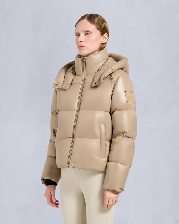 Moose Knuckles MOONSTONE PUFFER JACKET CHAMPAGNE