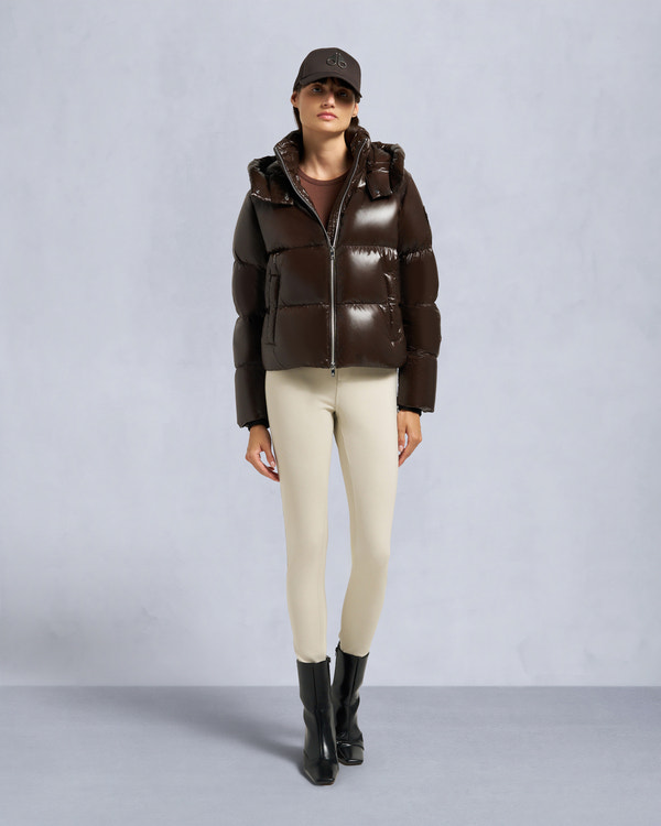 moose knuckles MOONSTONE PUFFER JACKET ESPRESSO