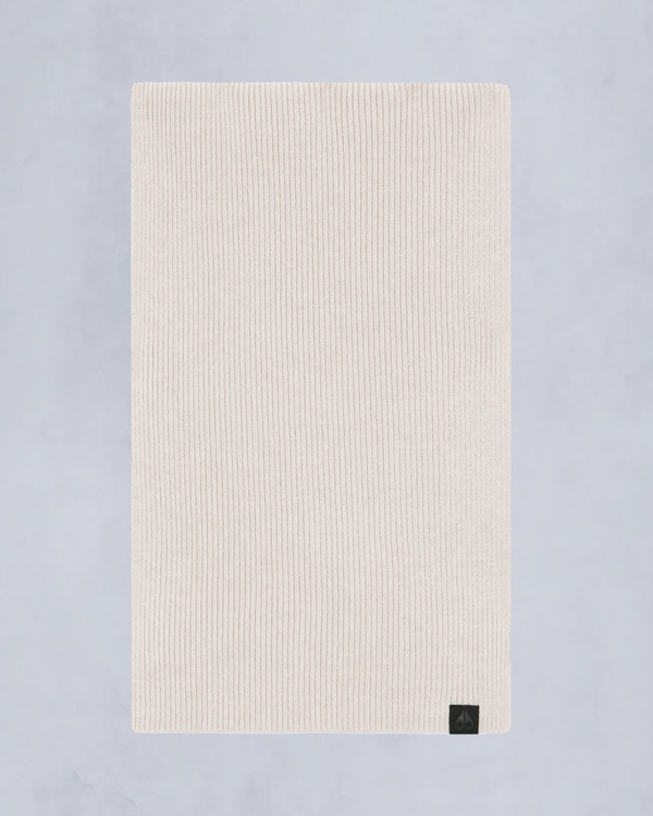 Moose Knuckles NEIGE SCARF ALABASTER