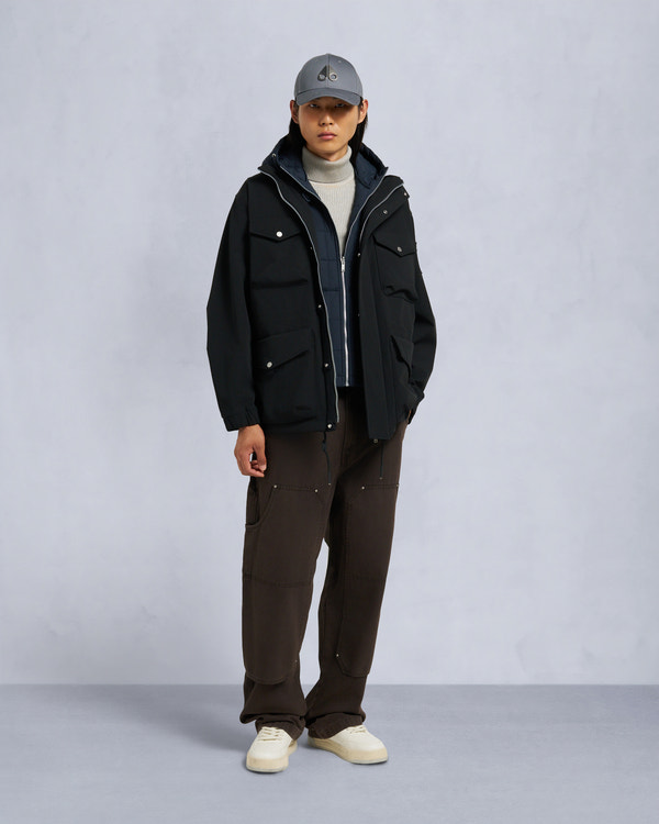 moose knuckles NORTHVIEW 3-IN-1 JACKET BLACK/NAVY