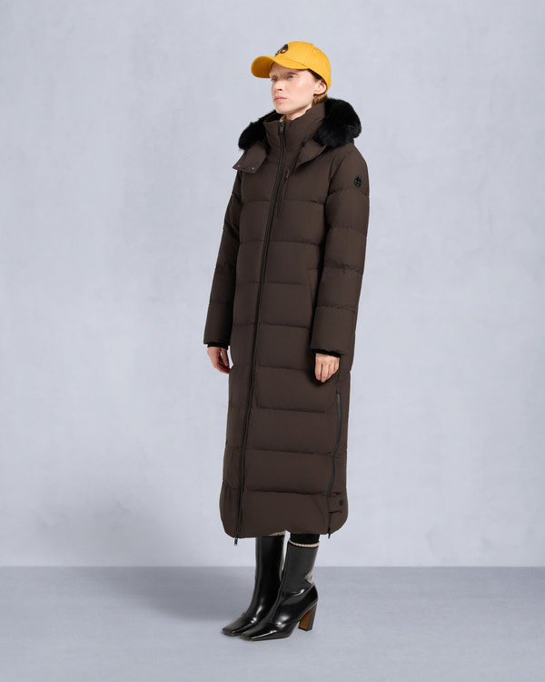 Moose Knuckles NYLUXE CHELIA PARKA ESPRESSO/BLACK
