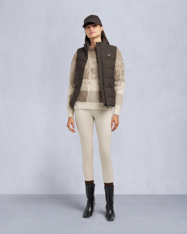 moose knuckles NYLUXE KOUSSI VEST ESPRESSO