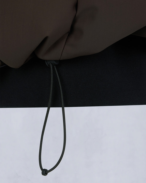 Moose Knuckles NYLUXE MISTI PUFFER ESPRESSO/BLACK