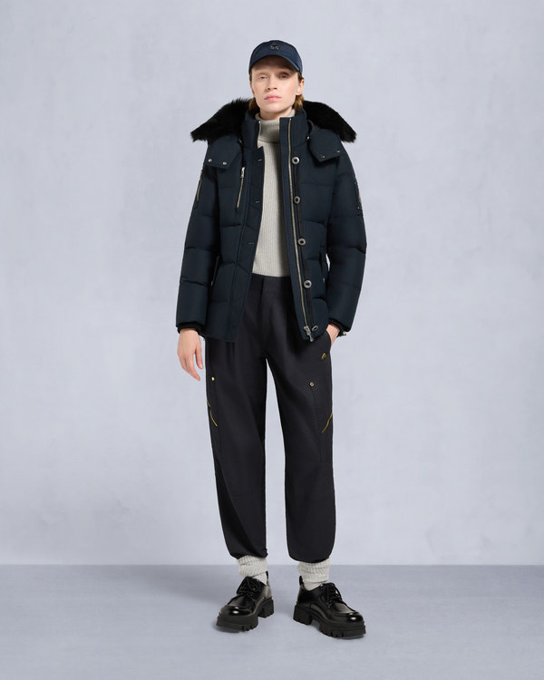 moose knuckles ORIGINAL 3Q JACKET NAVY/BLACK