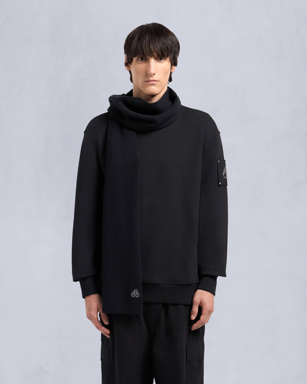 Moose Knuckles PARNIS UNISEX SCARF BLACK
