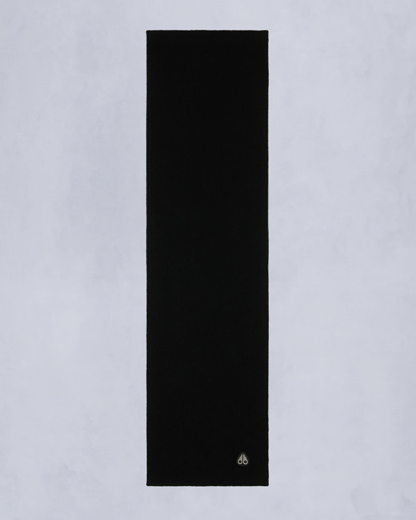 moose knuckles PARNIS UNISEX SCARF BLACK
