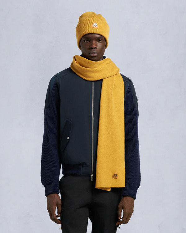 Moose Knuckles PARNIS UNISEX SCARF BUTTERSCOTCH